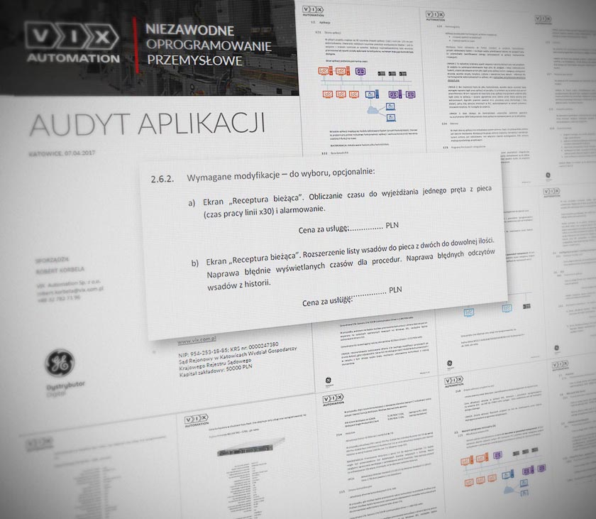 Audyt aplikacji przemysłowej