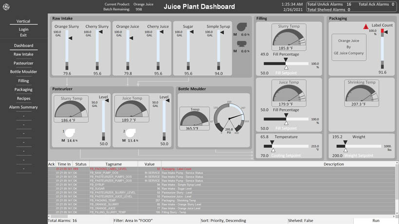 SCADA ifix 6.5 system demo