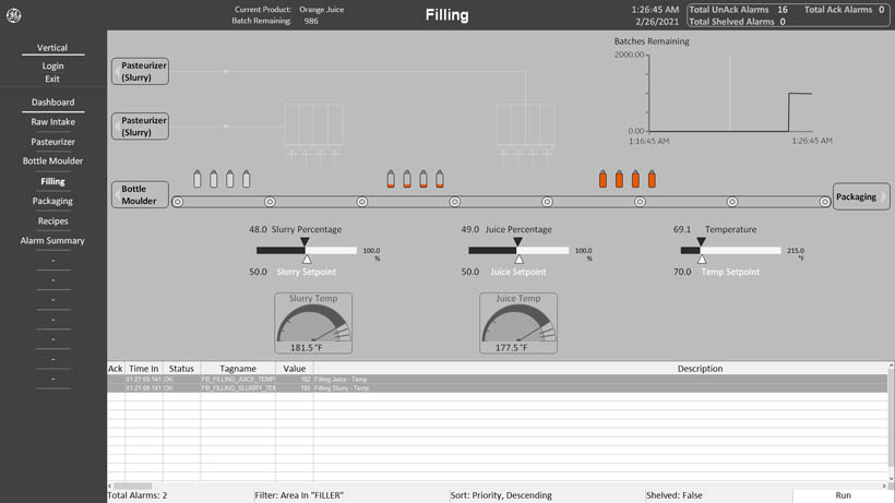 SCADA ifix 6.5 system demo