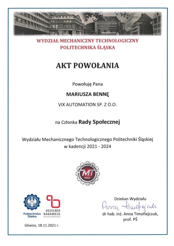 akt powołania